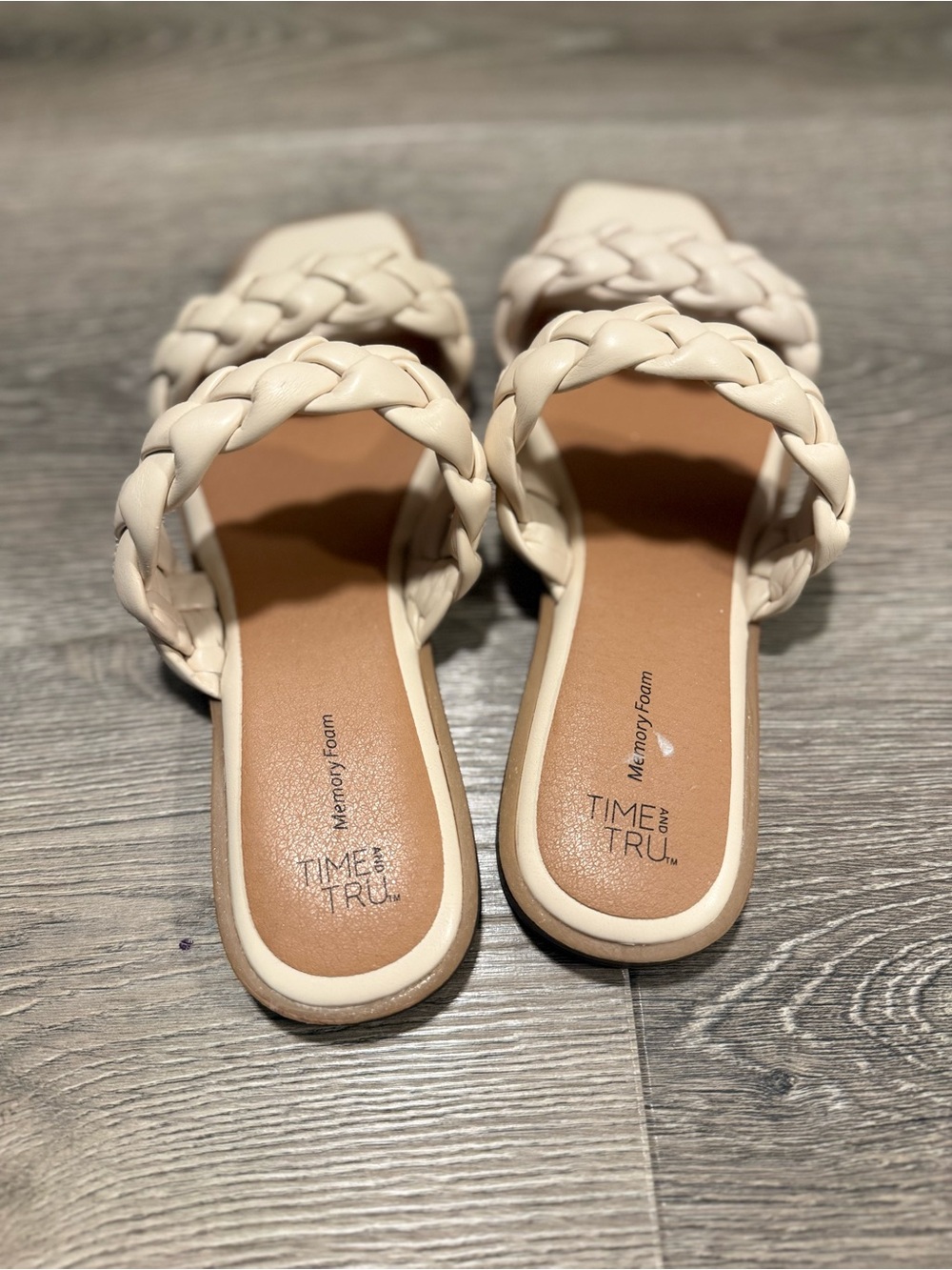 Braided Double-Strap Slide Sandals - Picture 2 of 6